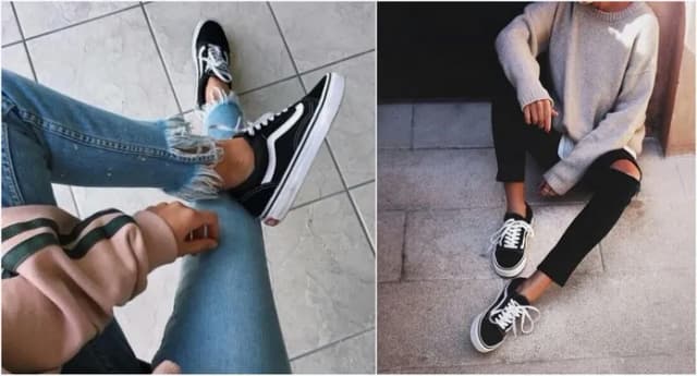 Stylizacje z czarnymi Vansami – modne inspiracje na każdą okazję i porady Stylizacje z czarnymi Vansami – modne inspiracje na każdą okazję i porady